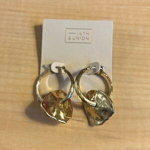 14th and union gold tone hoops